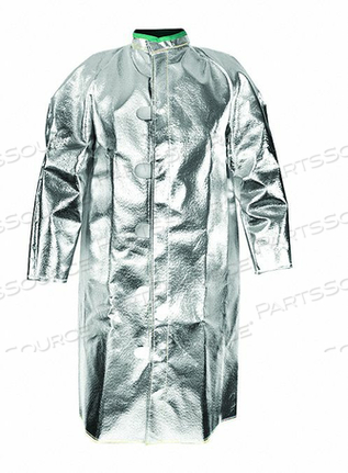 CARBON ARMOUR SILVERS 19 OZ. 45 DELUXE ALUMINIZED COAT, M by National Safety Apparel