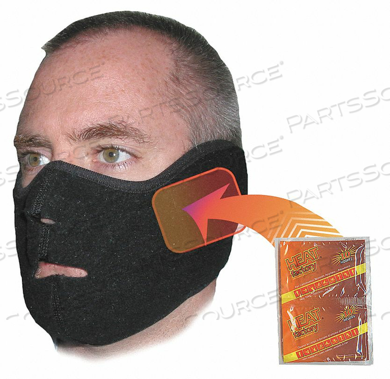 FACE MASK BLACK UNIVERSAL by Heat Factory