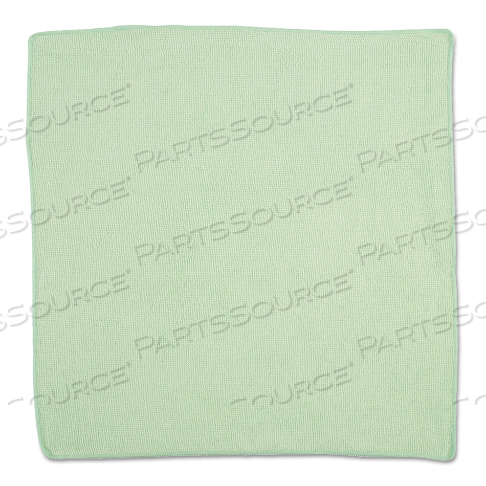 MICROFIBER CLEANING CLOTHS, 16 X 16, GREEN by Rubbermaid Medical Division MICROFIBER CLEANING CLOTHS, 16 X 16, GREEN by Rubbermaid Medical Division