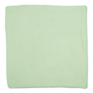 MICROFIBER CLEANING CLOTHS, 16 X 16, GREEN by Rubbermaid Medical Division