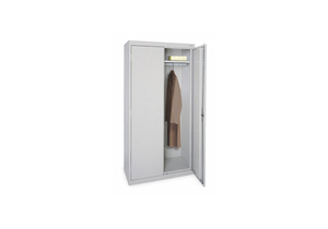 G6549 WARDROBE CABINET 72 H 36 W DOVE GRAY by Sandusky Lee Cabinets