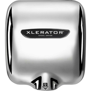 XLERATOR AUTOMATIC HAND DRYER WITH HEPA FILTER, CHROME, 110-120V by Excel Dryer