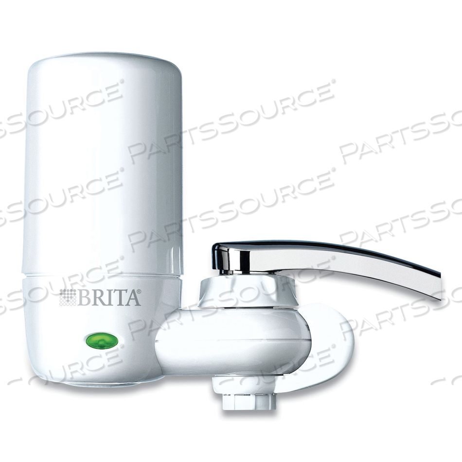 ON TAP FAUCET WATER FILTER SYSTEM, WHITE by Brita ON TAP FAUCET WATER FILTER SYSTEM, WHITE by Brita