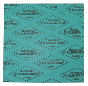 GASKET SHEET, SYNTHETIC FIBER, BUNA-N BINDER, 1/16 IN THICK, 30 IN LG, 30 IN W by Thermoseal