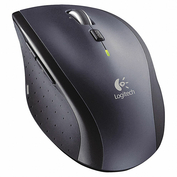 MOUSE BLACK WIRELESS LASER by Logitech