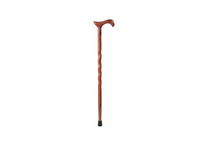 CANE DERBY TWISTED SINGLE BASE by Brazos Walking Sticks