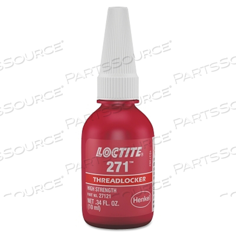 271 THREADLOCKER, HIGH STRENGTH, 10 ML, UP TO 1 IN THREAD, RED by Loctite Brand 271 THREADLOCKER, HIGH STRENGTH, 10 ML, UP TO 1 IN THREAD, RED by Loctite Brand