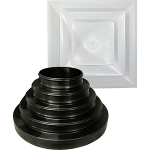 CEILING DIFFUSER SQUARE 6 TO 14 DUCT by American Louver CEILING DIFFUSER SQUARE 6 TO 14 DUCT by American Louver