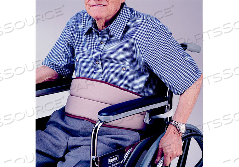CUSHION BELT, WITH 70" INDIVIDUAL TIE STRAPS - USED ON CHAIR OR BED by Skil-Care Corporation