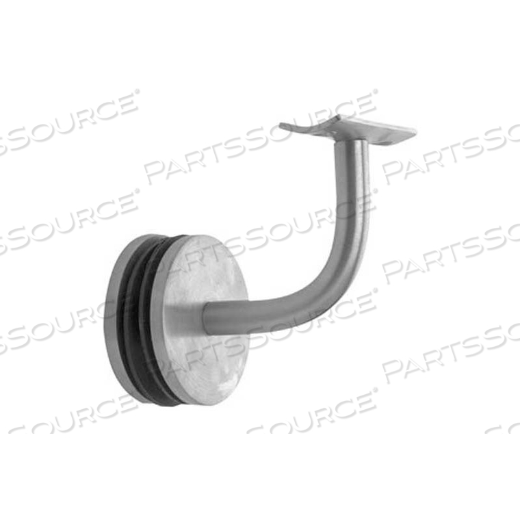 GLASS MOUNT HANDRAIL, FOR 1.5" TUBING, POLISHED STAINLESS STEEL by Lavi