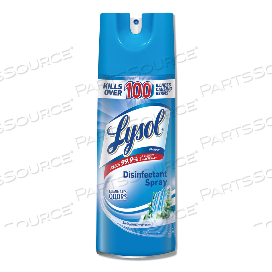 DISINFECTANT SPRAY, SPRING WATERFALL, LIQUID, 12.5 OZ AEROSOL SPRAY by Lysol