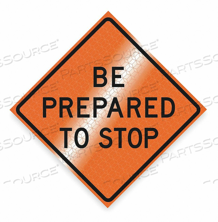 TRAFFIC SIGN 48 H 48 W VINYL by Dicke