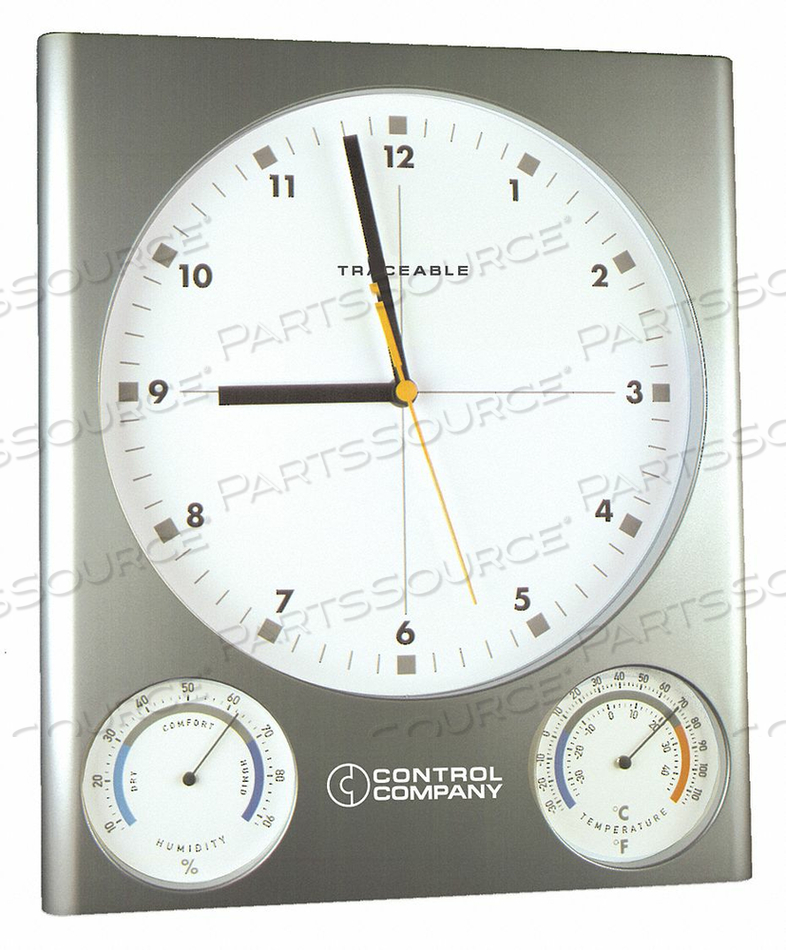 CLOCK ANALOG HYGROMETER -34 TO 116 F by Traceable CLOCK ANALOG HYGROMETER -34 TO 116 F by Traceable