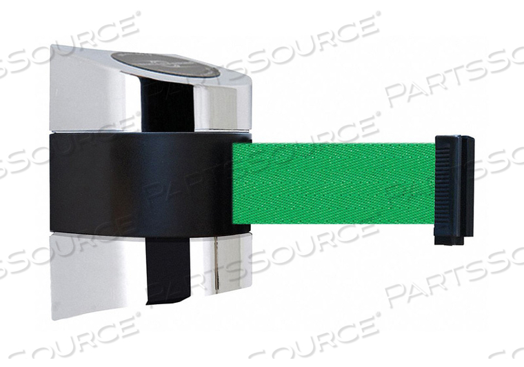 D0101 BELT BARRIER CHROME BELT COLOR GREEN by Tensabarrier