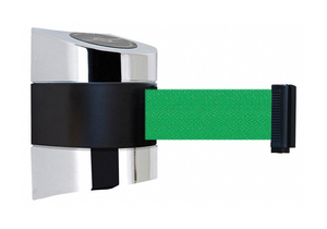 D0101 BELT BARRIER CHROME BELT COLOR GREEN by Tensabarrier D0101 BELT BARRIER CHROME BELT COLOR GREEN by Tensabarrier