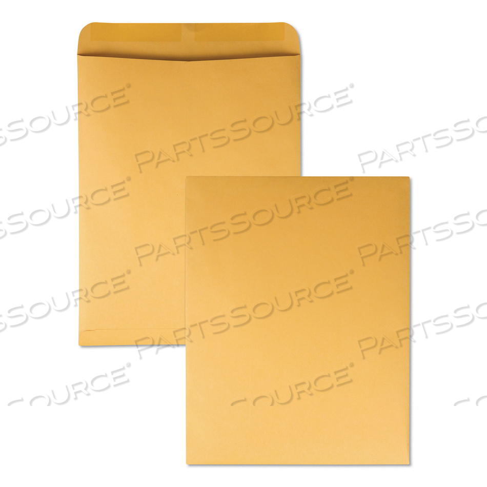 CATALOG ENVELOPE, 28 LB BOND WEIGHT KRAFT, #15 1/2, SQUARE FLAP, GUMMED CLOSURE, 12 X 15.5, BROWN KRAFT by Quality Park Products CATALOG ENVELOPE, 28 LB BOND WEIGHT KRAFT, #15 1/2, SQUARE FLAP, GUMMED CLOSURE, 12 X 15.5, BROWN KRAFT by Quality Park Products