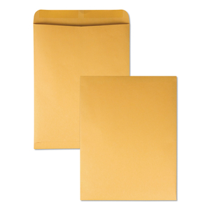 CATALOG ENVELOPE, 28 LB BOND WEIGHT KRAFT, #15 1/2, SQUARE FLAP, GUMMED CLOSURE, 12 X 15.5, BROWN KRAFT, 250/BOX by Quality Park Products CATALOG ENVELOPE, 28 LB BOND WEIGHT KRAFT, #15 1/2, SQUARE FLAP, GUMMED CLOSURE, 12 X 15.5, BROWN KRAFT, 250/BOX by Quality Park Products