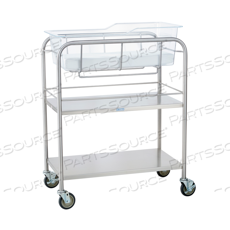 COLEMAN BASSINET 31"W X 38 1/2"H X 17 3/4"D W/(2) SHELVES by Blickman