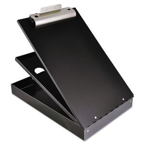 CRUISER MATE ALUMINUM STORAGE CLIPBOARD, 1.5" CLIP CAPACITY, HOLDS 8.5 X 11 SHEETS, BLACK by Saunders