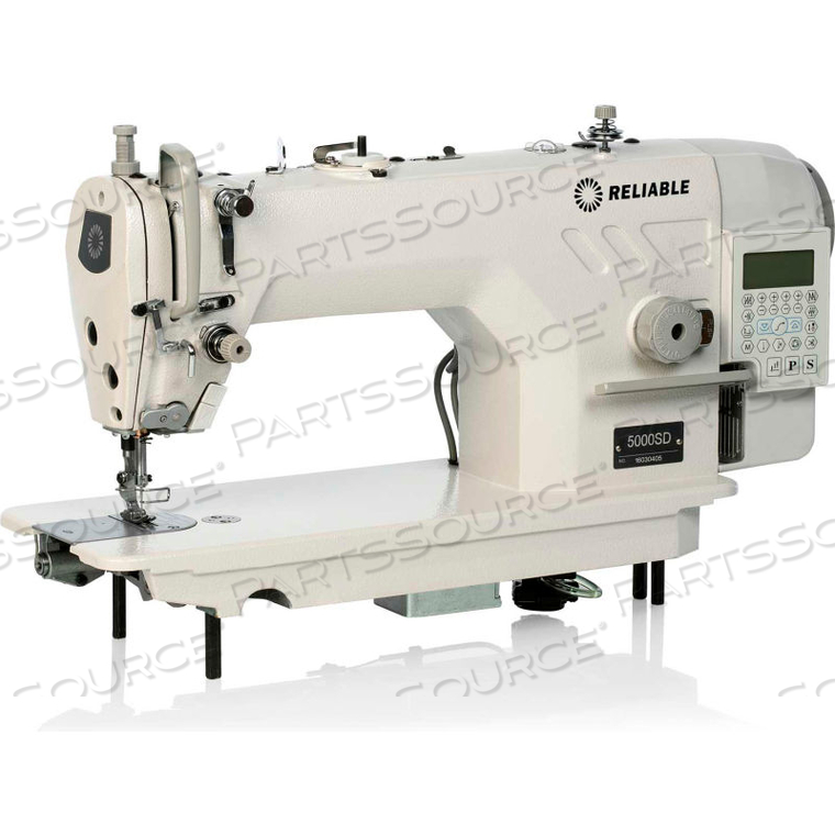 SINGLE NEEDLE DROP FEED SEWING MACHINE WITH DIRECT DRIVE SERVO MOTOR 