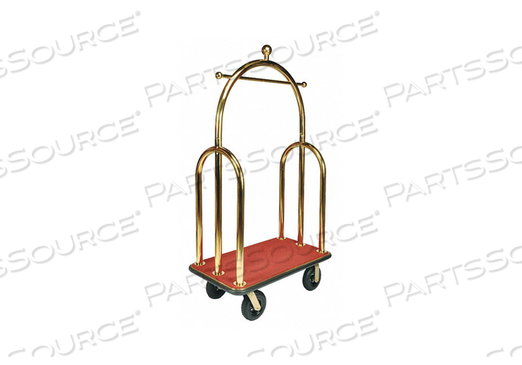 BELLMANS CART TITANIUM RED CARPET 2 IN. by CSL BELLMANS CART TITANIUM RED CARPET 2 IN. by CSL