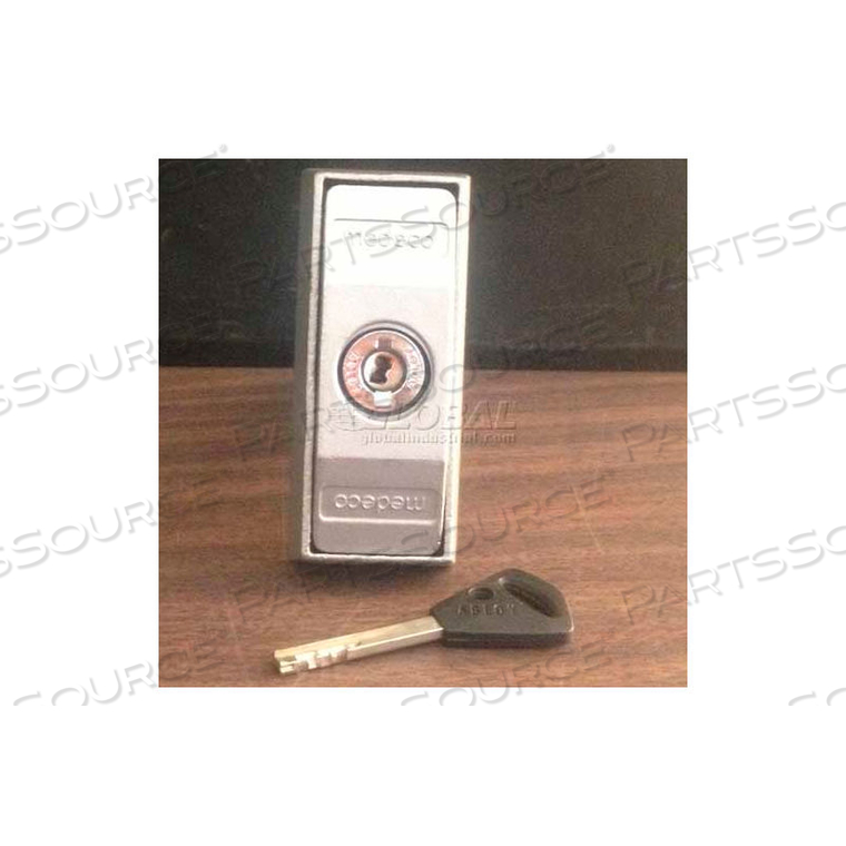 BIKE LOCKER OPTION-STAINLESS STEEL HIGH SECURITY "T" HANDLE LOCKS W/3 USER KEYS ON 350 SERIES by American Bicycle Security