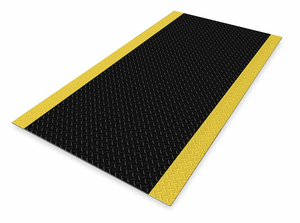 SWITCHBOARD MAT BLACK YLLWBRDR 3FT.X5FT. by Notrax