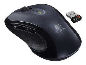 RIGHT HANDED WIRELESS MOUSE, 7 BUTTONS, BLUE, 4.95 IN X 2.7 IN X 7.55 IN by Logitech