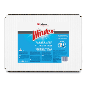 GLASS CLEANER WITH AMMONIA-D, 5 GAL BAG-IN-BOX DISPENSER by Windex