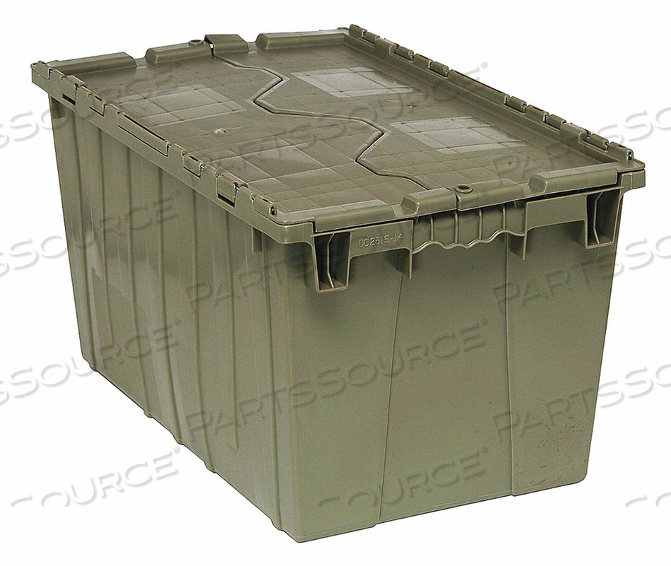 ATTACHED LID CONTAINER 2.20 CU FT GRAY by Quantum Storage Systems ATTACHED LID CONTAINER 2.20 CU FT GRAY by Quantum Storage Systems