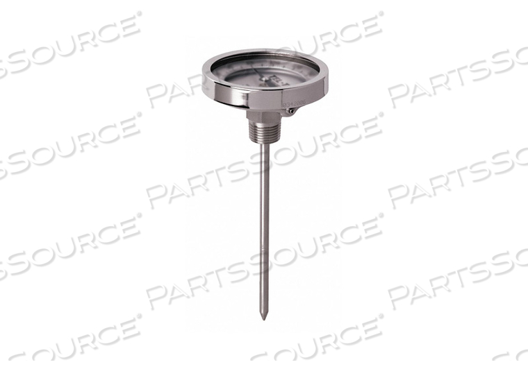 ANALOG DIAL THERMOMETER STEM 4 L by Tel-Tru Manufacturing Co. ANALOG DIAL THERMOMETER STEM 4 L by Tel-Tru Manufacturing Co.