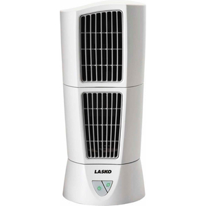 6" WIND TOWER DESKTOP FAN, 3-SPEED, 110V, WHITE by Lasko