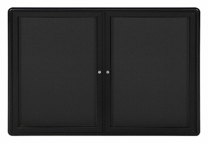 ENCLOSED BULLETIN BOARD TACK BLK by Ghent