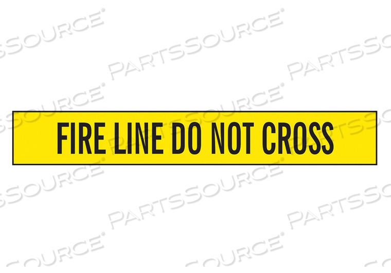 BARRICADE TAPE YELLOW/BLACK 1000FT X 3IN by Presco BARRICADE TAPE YELLOW/BLACK 1000FT X 3IN by Presco