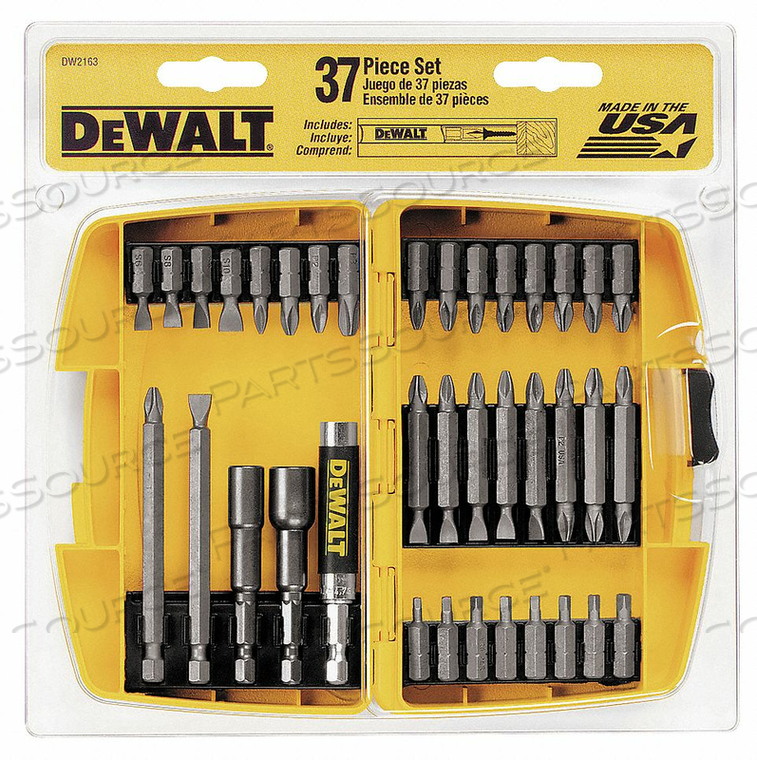 SCREWDRIVER BIT SET 37 PIECES 1/4 SHANK by DeWalt