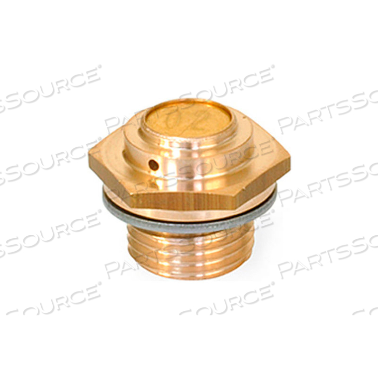BRASS BREATHER VALVE - LOW PROFILE - M14 X 1.5 THREAD - J.W. WINCO by J.W. Winco