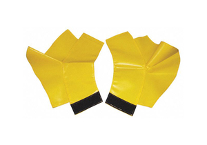 SPATS 7 18 OZ. YELLOW VINYL PR by Chicago Protective Apparel