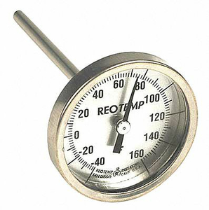 BIMETAL THERM 2-3/8 IN DIAL -10TO100C by REOTEMP