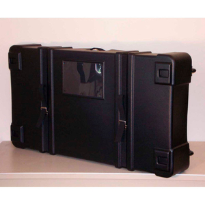 278 EXPO II TELESCOPING SHIPPING CASE W/ WHEELS-TRADE SHOW CASE-32"L X 24"W X 10"H, BLK by Case Design Corporation