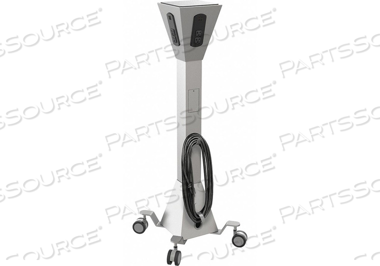 DESKTOP CHARGER 17-1/2 D STEEL PLATINUM by Balt