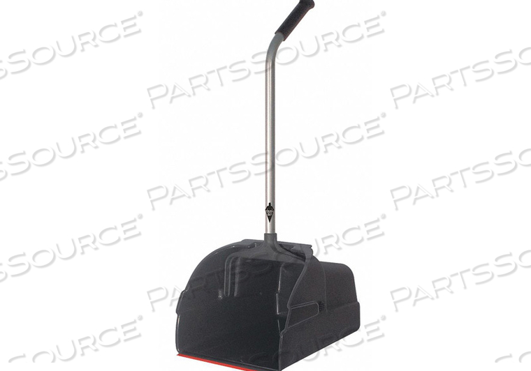 LONG HANDLED DUST PAN BLACK PLASTIC by Tough Guy