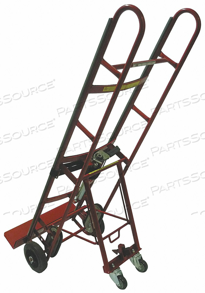 ERGONOMIC TILT-BACK STEEL APPLIANCE HAND TRUCK, LOAD CAPACITY 1,200 LB, OVERALL HEIGHT 61 IN, OVERALL WIDTH 24 IN, OVERALL DEPTH 15 1/2 IN,  by DAYTON ELECTRIC MANUFACTURING CO