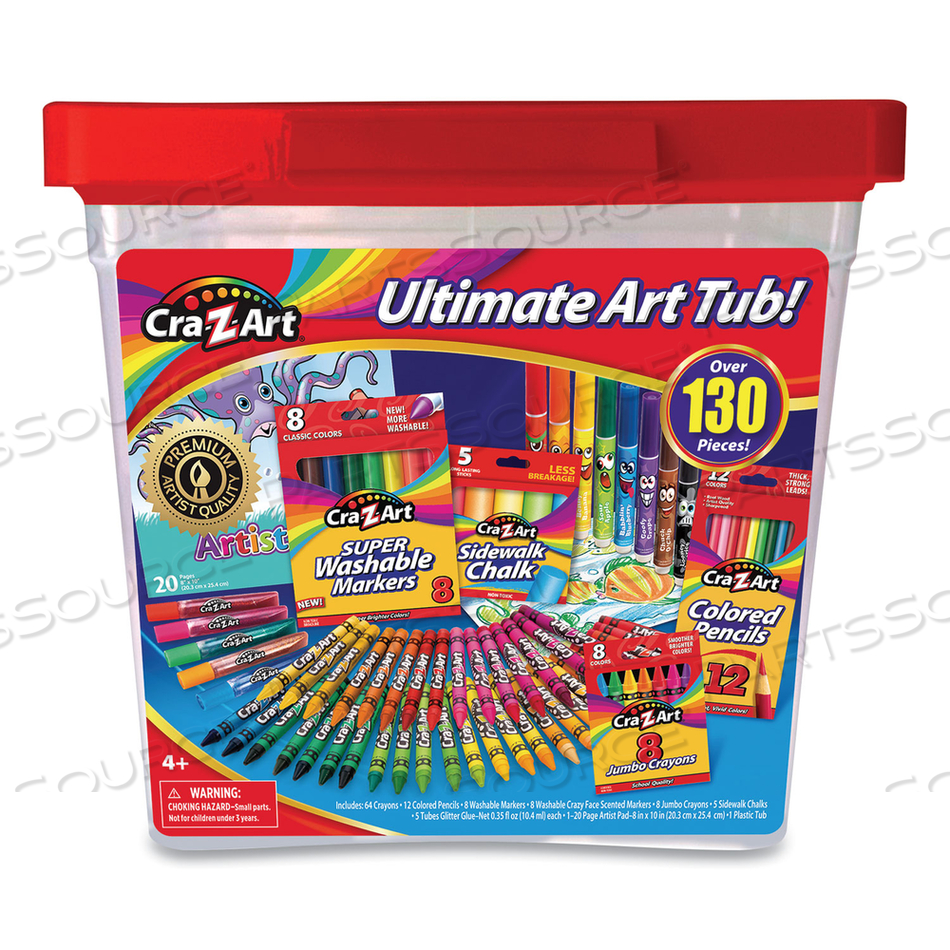 ULTIMATE ART TUB, 130 PIECES 