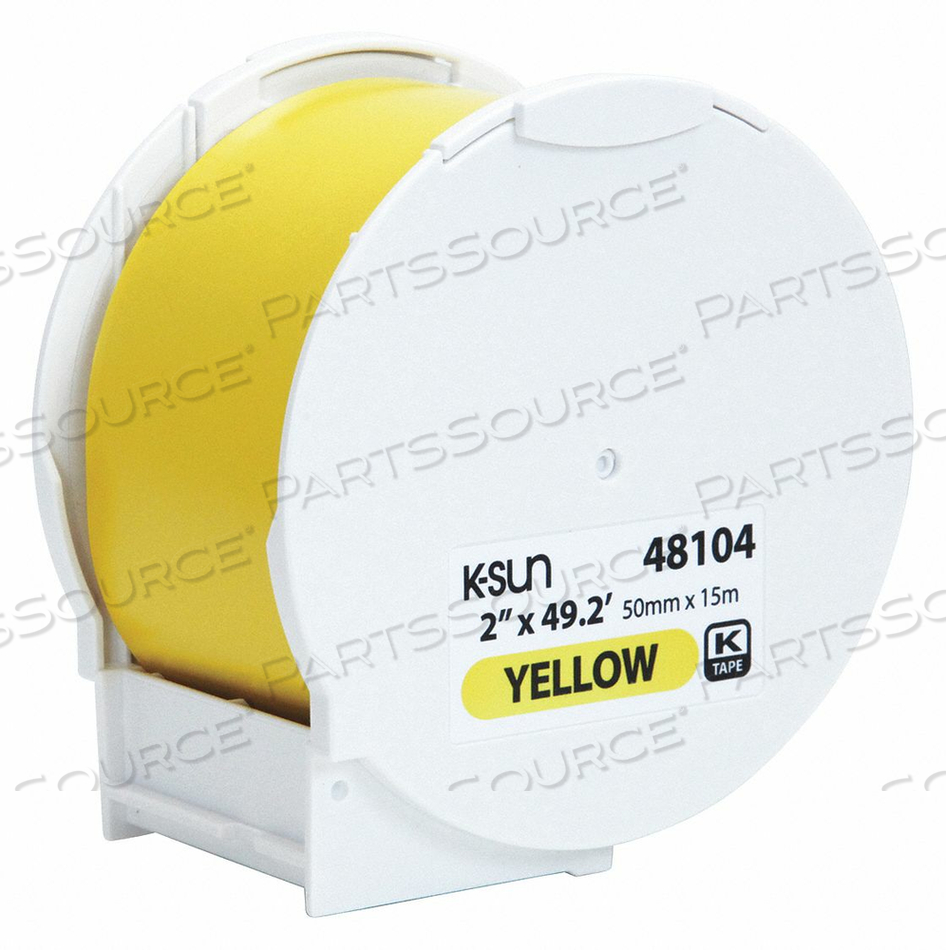 LABEL TAPE PIPE MARKERS YELLOW 