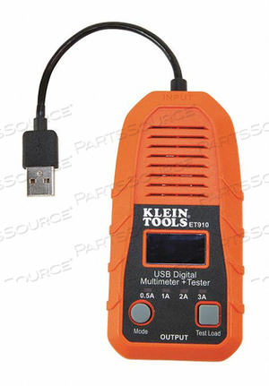 USB DIGITAL METER AND TESTER USB A by Klein Tools