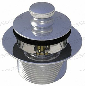 DRAIN STOPPER DIA. 2-7/8 BRASS CHROME by WCM Industries Inc.