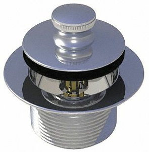 DRAIN STOPPER DIA. 2-7/8 BRASS CHROME by WCM Industries Inc.