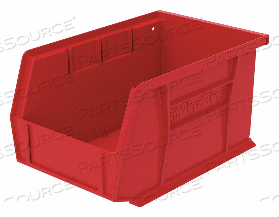 HANG AND STACK BIN RED 6 IN OUTSIDE W by Akro-Mils / Myers Industries, Inc