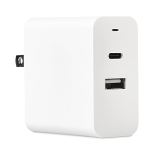 30 W TYPE-C AND USB WALL CHARGER, WHITE by Jensen