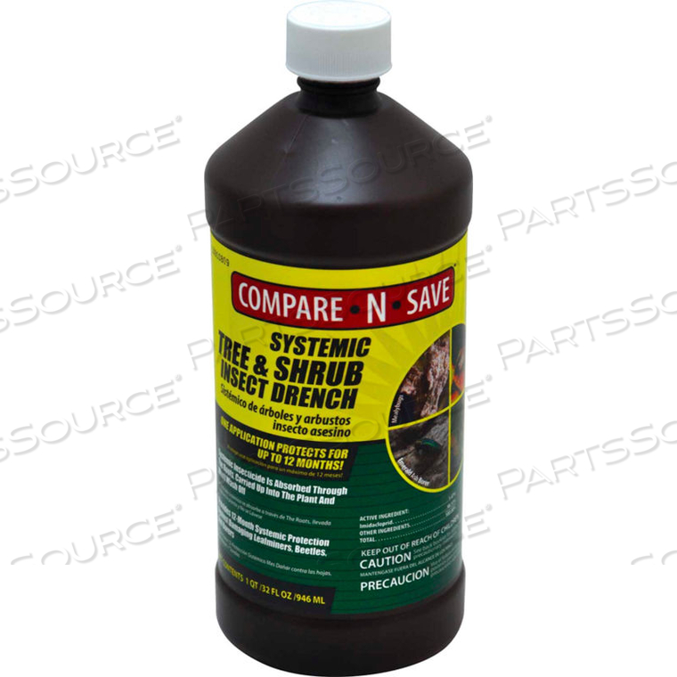 COMPARE-N-SAVE SYSTEMIC TREE & SHRUB INSECTICIDE DRENCH, 32 OZ. BOTTLE 